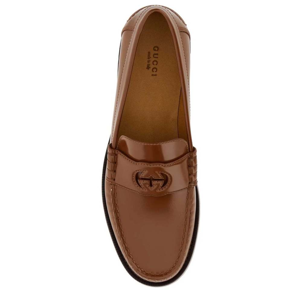 Gucci - Cut-Out GG Detailing Loafers - IT 38.5 - Picture 3 of 4